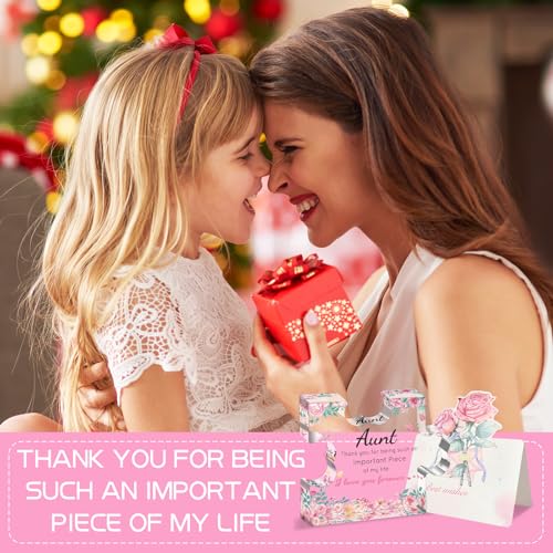 Engraved Acrylic Block for Aunt - Heartfelt Gifts from Niece