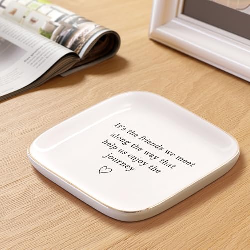 Best Friend Jewelry Tray - Friendship Gifts for Women (Friend Gifts - B)