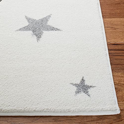 SAFAVIEH Carousel Kids Collection Accent Rug - 2' x 3', Ivory & Pink, Koala Design, Non-Shedding & Easy Care, Ideal for High Traffic Areas for Boys & Girls in Playroom, Nursery, Bedroom (CRK195A)