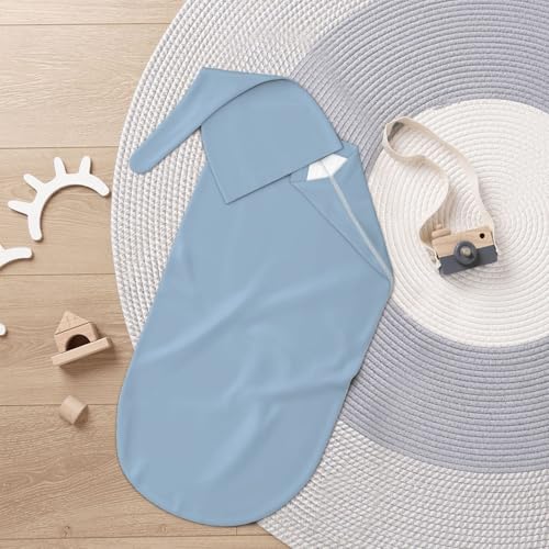 Personalized Baby Swaddle Blanket & Hat Set - Soft Cotton for Newborns