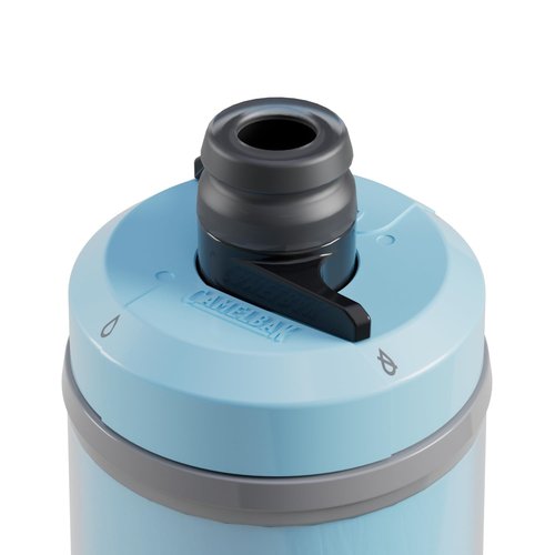CamelBak Podium Chill Bike Insulated Squeeze Water Bottle Crystal Blue, 24oz