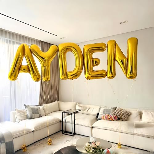 40 Inch Gold Letter Q Balloon - Mylar Self-Inflating Party Decor