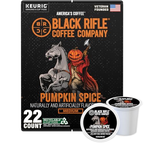 Black Rifle Coffee Pumpkin Spice K Cups - 22 Count Medium Roast Pods