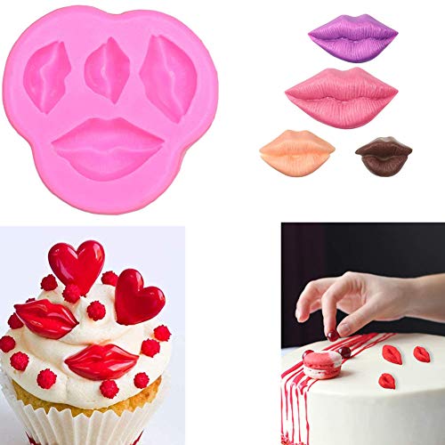 Lip Fondant Mold Silicone Candy & Cake Decoration Molds - Valentine's Day & Party