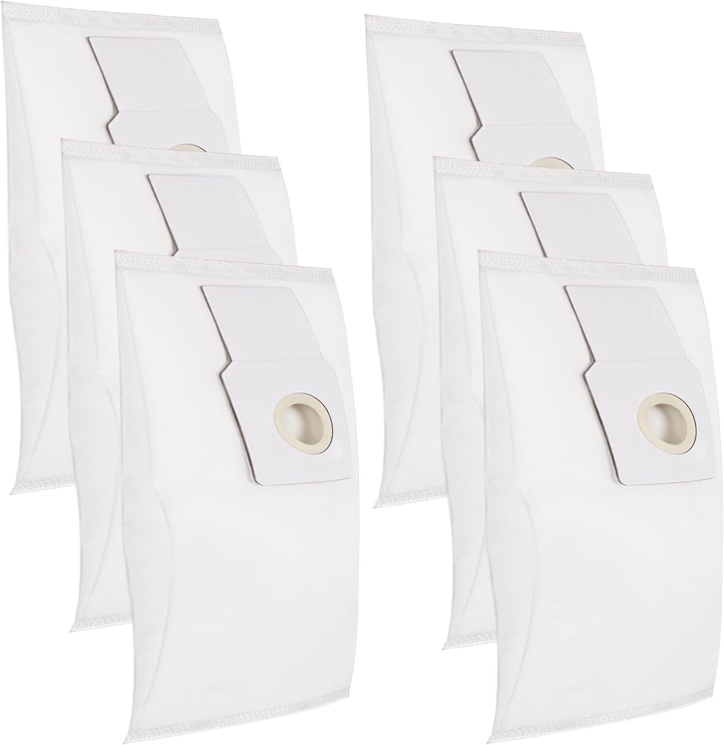 53294 Style O HEPA Cloth Vacuum Bags For Kenmore Progressive Upright Vacuum Cleaners 53293 50690 60510 31140 31150 BU1005 BU1018 Vacuum Cleaner Dust Replacement Bags (pack of 6 White)