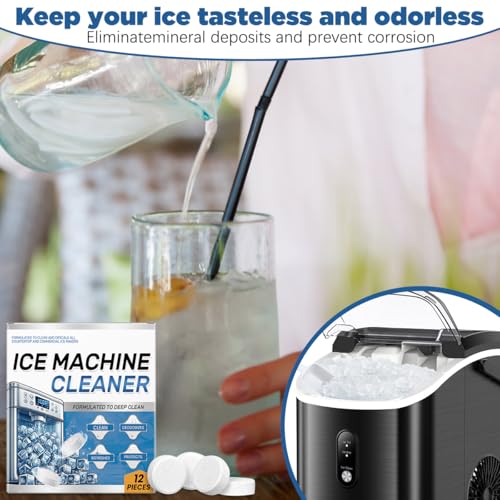 MYSQIHO Ice Machine Cleaner Tablets - 24 Count Descaler