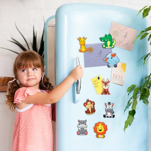 DMIGHT Animal Refrigerator Magnets for Toddlers Ages 1-3 - Educational Baby Toy Set