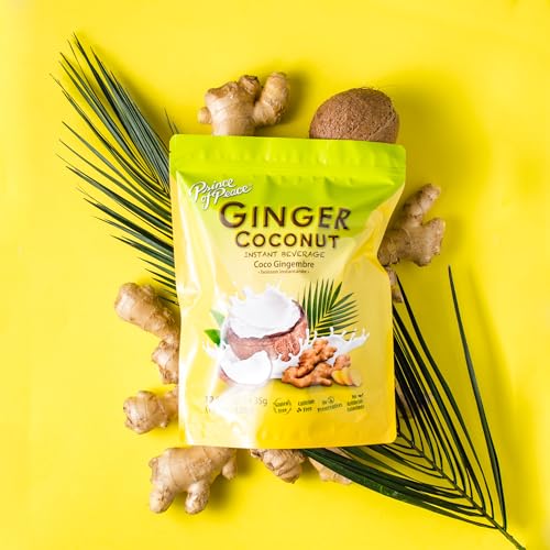 Prince of Peace Ginger Coconut Instant Beverage Mix, 22 Sachets (27.1 oz)