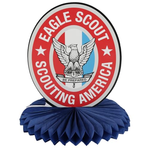 Boy Scouts of America Eagle Scout Honeycomb Centerpieces - Pack of 3