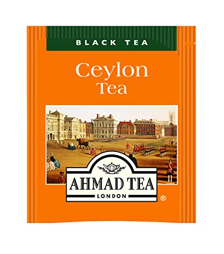 Ahmad Tea Ceylon Tagged Teabags, 100 Count - Premium Black Tea