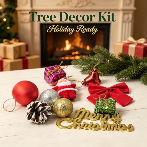 12 Pack Christmas Hanging Ornaments for Tree Holiday Party Decor