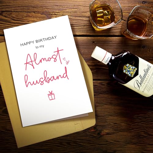 Romantic Birthday Card for Fiance - Perfect Gift for Future Husband