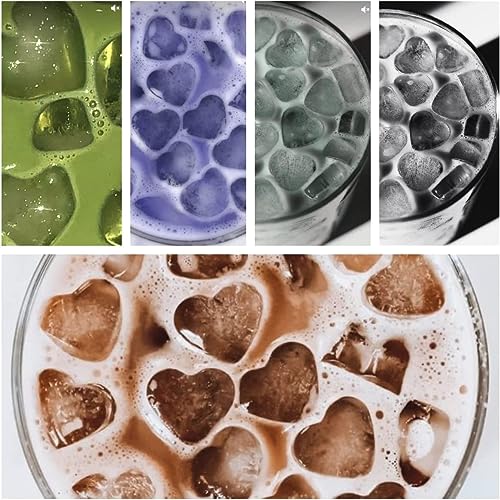 ROTDAM 15-Cavity Heart Silicone Chocolate Mold 2-Pack for Candy & Wax Melts