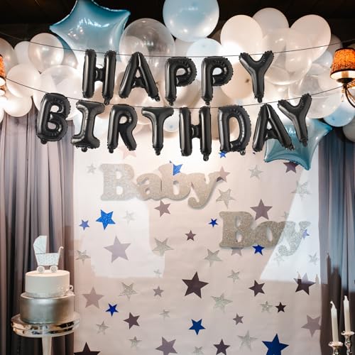 16-Inch Complete A-Z Letter Balloons Set - 52 Mylar Foil Balloons for Parties