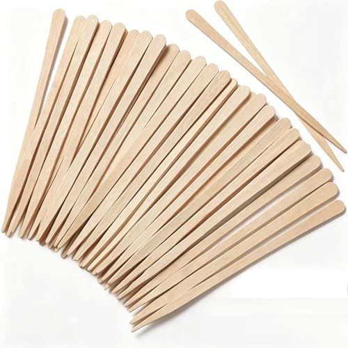 Borogo 250Pcs Wooden Waxing Sticks for Facial and Body Hair Removal