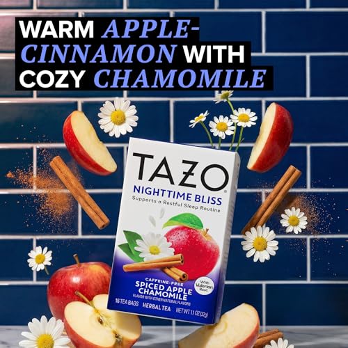 TAZO Nighttime Bliss Spiced Apple Chamomile Herbal Tea - 16ct