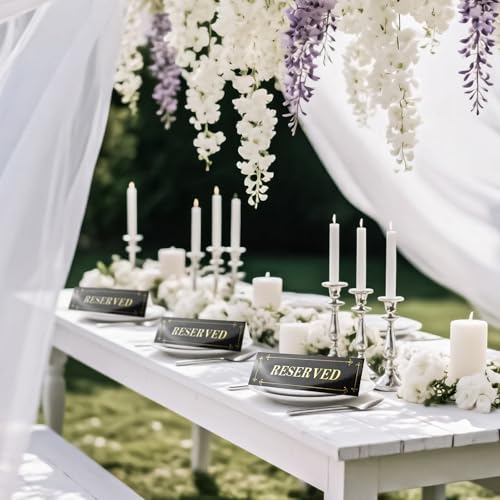 Reserved Table Signs - Elegant Cardstock for Weddings & Events