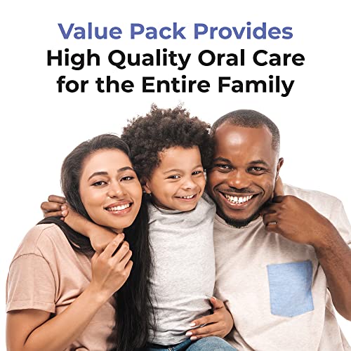 Reach Essentials Medium Toothbrushes with Caps, 6 Count