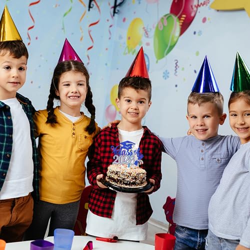 Class of 2026 Graduation Cake Topper - Glitter Congrats Decoration