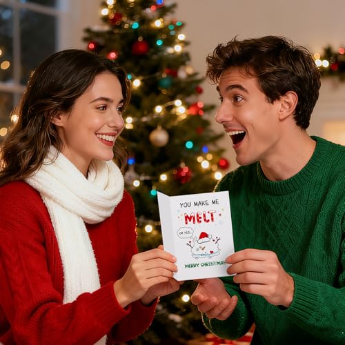 Funny Christmas Card for Husband - Naughty Flirty Holiday Greeting