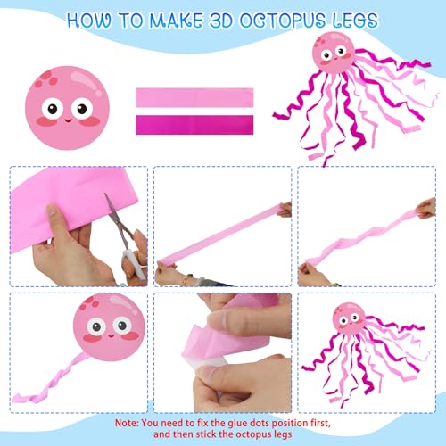 Ocean Themed Classroom Bulletin Board Decorations with Octopus & Fish