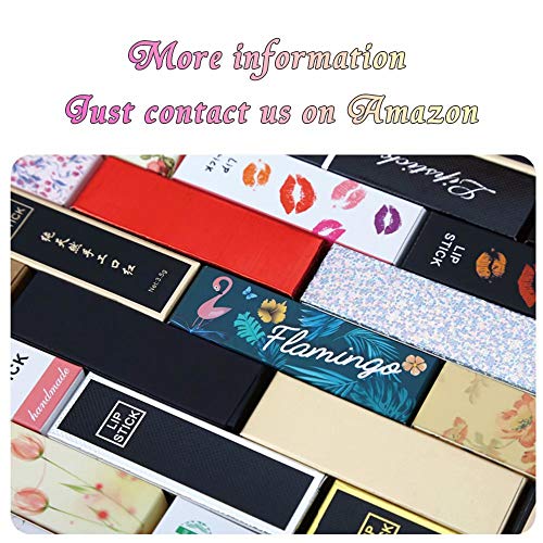 50 Pack Golden Cardboard Eyeliner and Nail Oil Pen Boxes