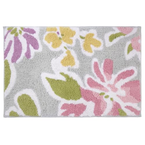 IZOD - Bath Rug, Floral Bathroom Decor, Dorm Room Essentials (Catalina Collection, 20" x 30")