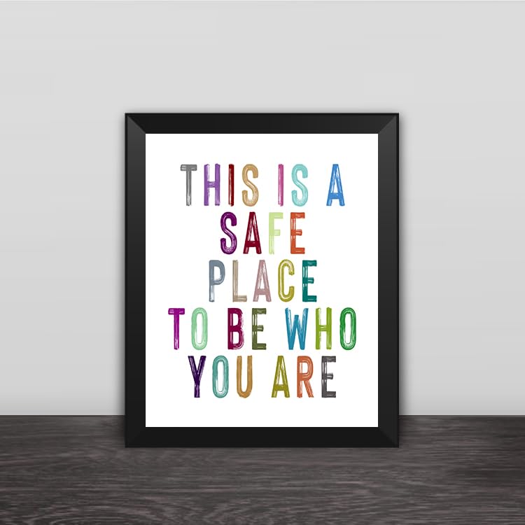 Inspirational Mental Health Wall Art Print - 8x10 Unframed