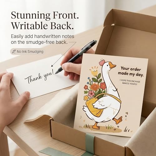 160Pcs Thank You Cards for Small Business - 3x3.5 Inch Style 1