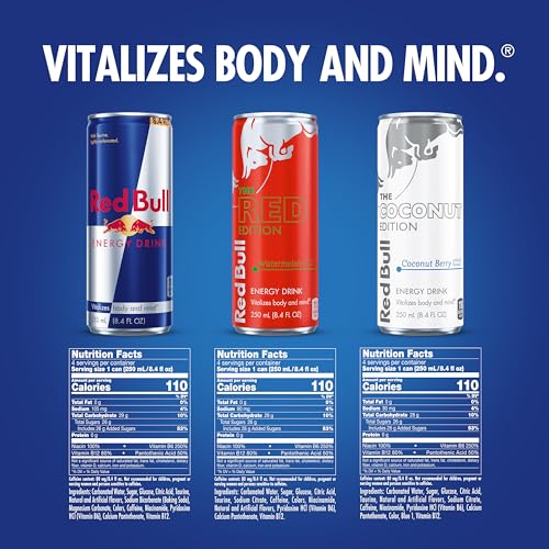 Red Bull Energy Drink Summer Celebration Variety Pack, 8.4 Fl Oz (12 Pack)