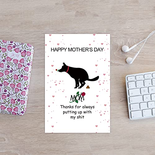 Funny Mother's Day Card for Dog Moms | Snarky Greeting Card