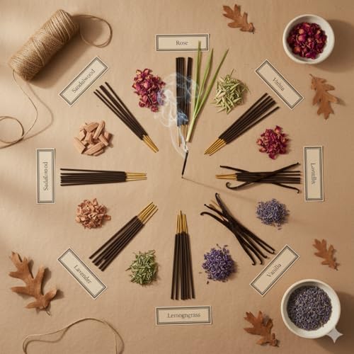 Bloom & Bliss Incense Sticks - Natural Long Burning Aroma for Meditation & Relaxation
