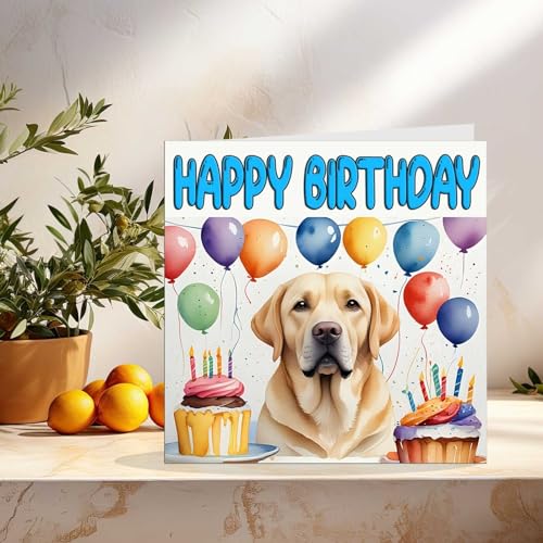 Labrador Birthday Card - Premium Quality Eco-Friendly Design