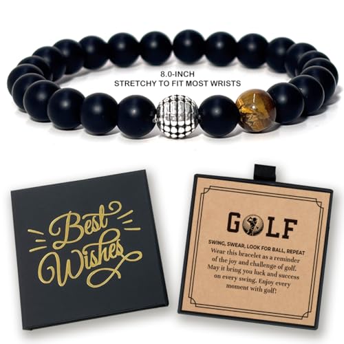 Golf Bracelet for Dad - Meaningful Fathers Day Gift from Family