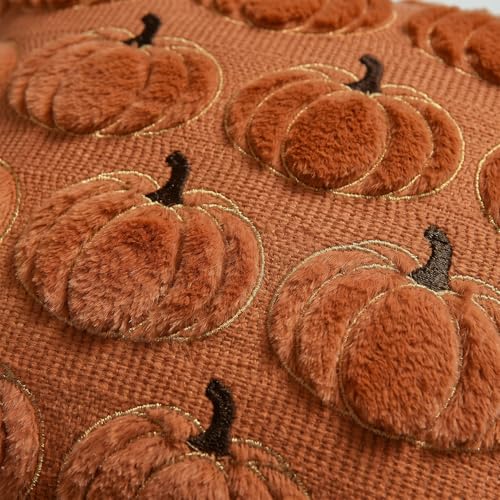AVOIN colorlife Caramel Fall Throw Pillow Covers 18x18, Set of 2