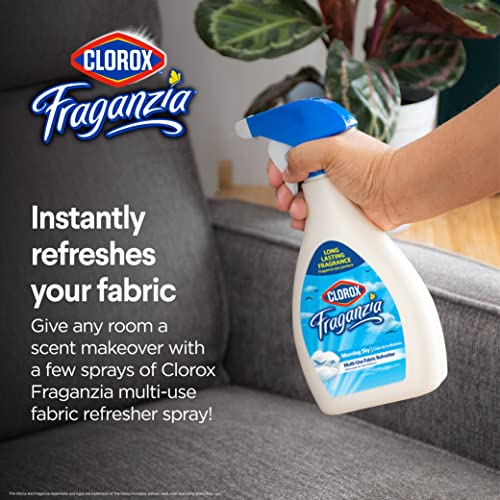 Clorox Fraganzia Multi-Use Refresher Spray Morning Sky 22 Fl Oz - Fresh Fabric & Air Odor Eliminator