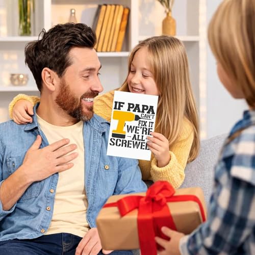 Funny Drill Theme Father's Day Card for Dad & Grandpa