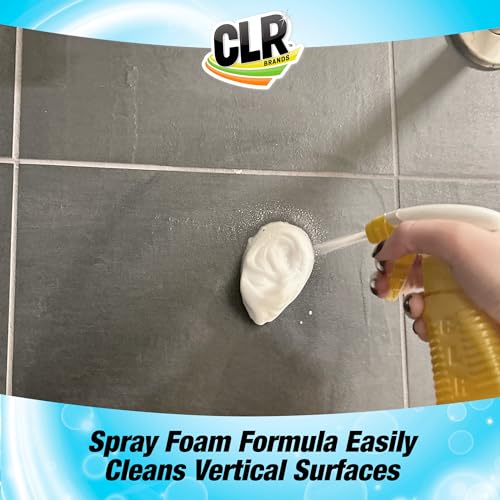 CLR Brilliant Foaming Bathroom Cleaner Spray, 26 oz (2 Pack)