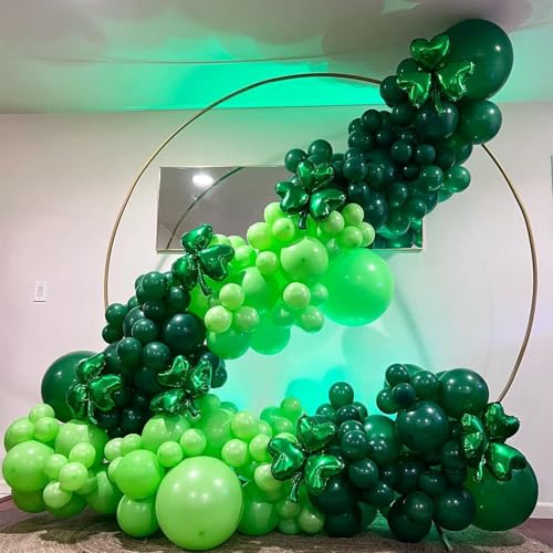 Dark Green Balloon Arch Kit - 125 Pcs Latex Balloon Garland for Party Decorations