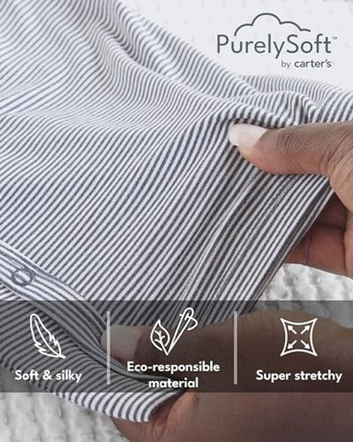 Carter's Neutral PurelySoft Sleep and Play Pajamas, Farm Animal, 3M