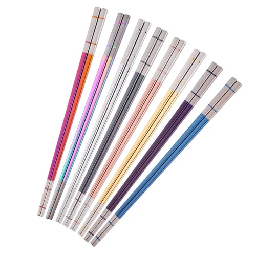 Reusable Stainless Steel Chopsticks - Dishwasher Safe, 9.06"