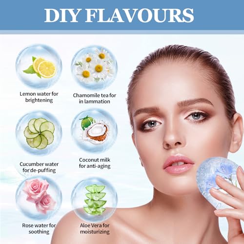 Daifanni Mermaid Silicone Ice Cube Roller for Face and Eyes (Pink)