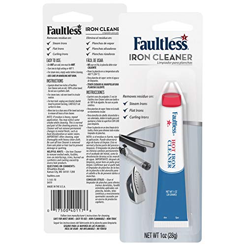 Faultless Hot Iron Cleaner, Soleplate Residue Remover - 1 Ounce