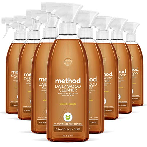 Method Daily Wood Cleaner, Almond - 28 Fl Oz (Pack of 8)