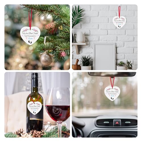 Promoted to Aunt Christmas Ornament - New Auntie Gift