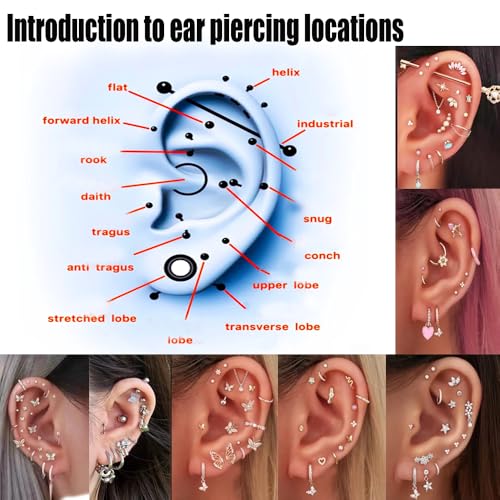 Disposable Ear Piercing Kit with Preloaded Studs - 2 Pack