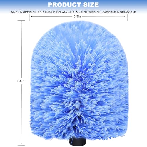 Cobweb Duster Head for Indoor & Outdoor Cleaning - 6.5" x 8.5"