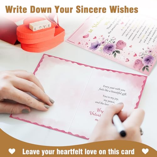 1st Valentines Day Card for Wife from Husband - Romantic Greeting Card