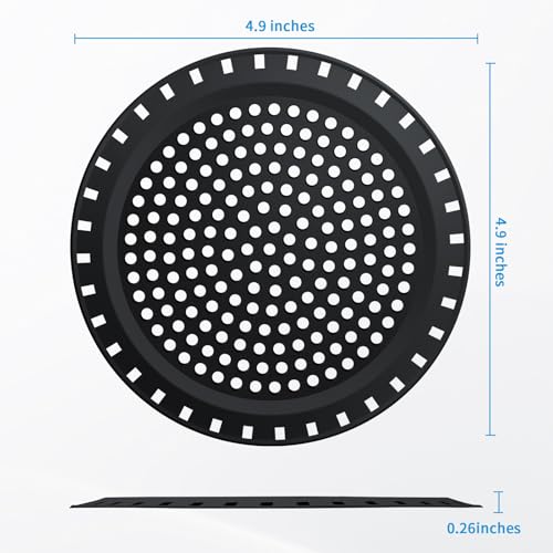 Aluvor Shower Drain Hair Catcher - Weighted Metal Strainer, Matte Black