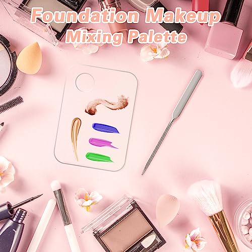 Aolso Acrylic Makeup Mixing Palette with Spatula and Leather Case